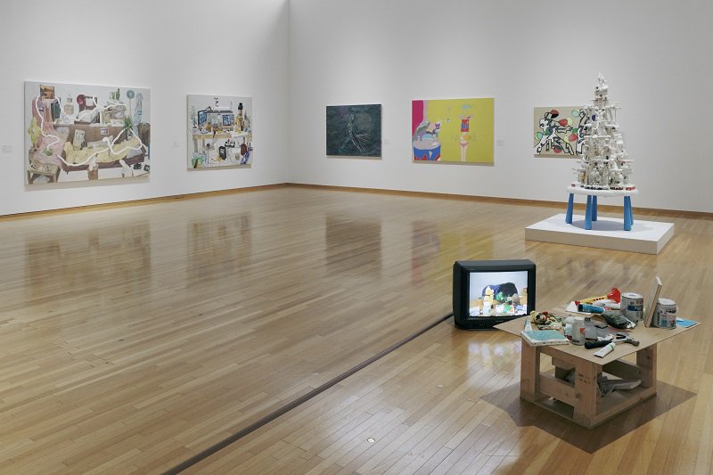 MOTコレクション2014年「開館20周年記念特別企画　クロニクル1995-」展示風景（作家：千葉正也、森千裕、金氏徹平、泉太郎）の画像