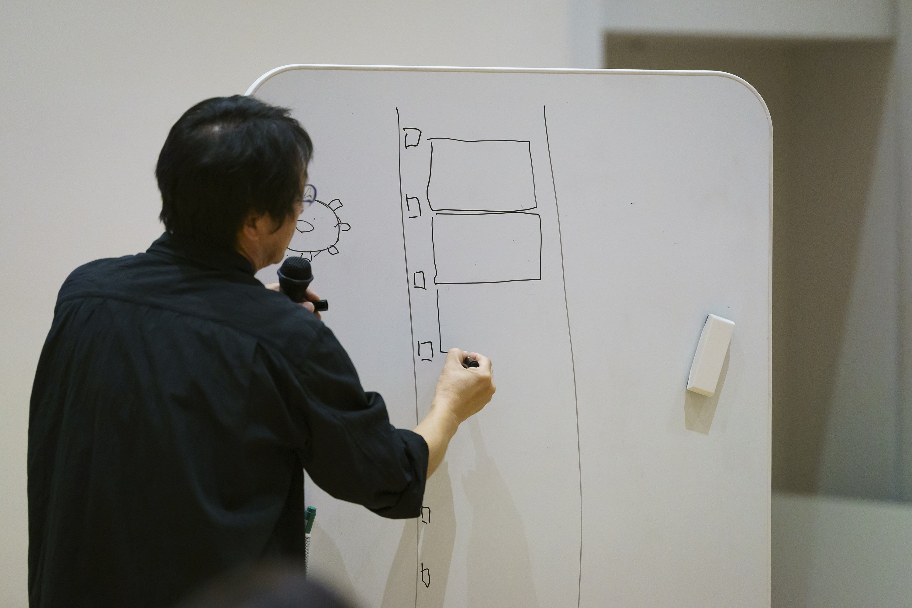 フィルム映像の仕組みについてレクチャー