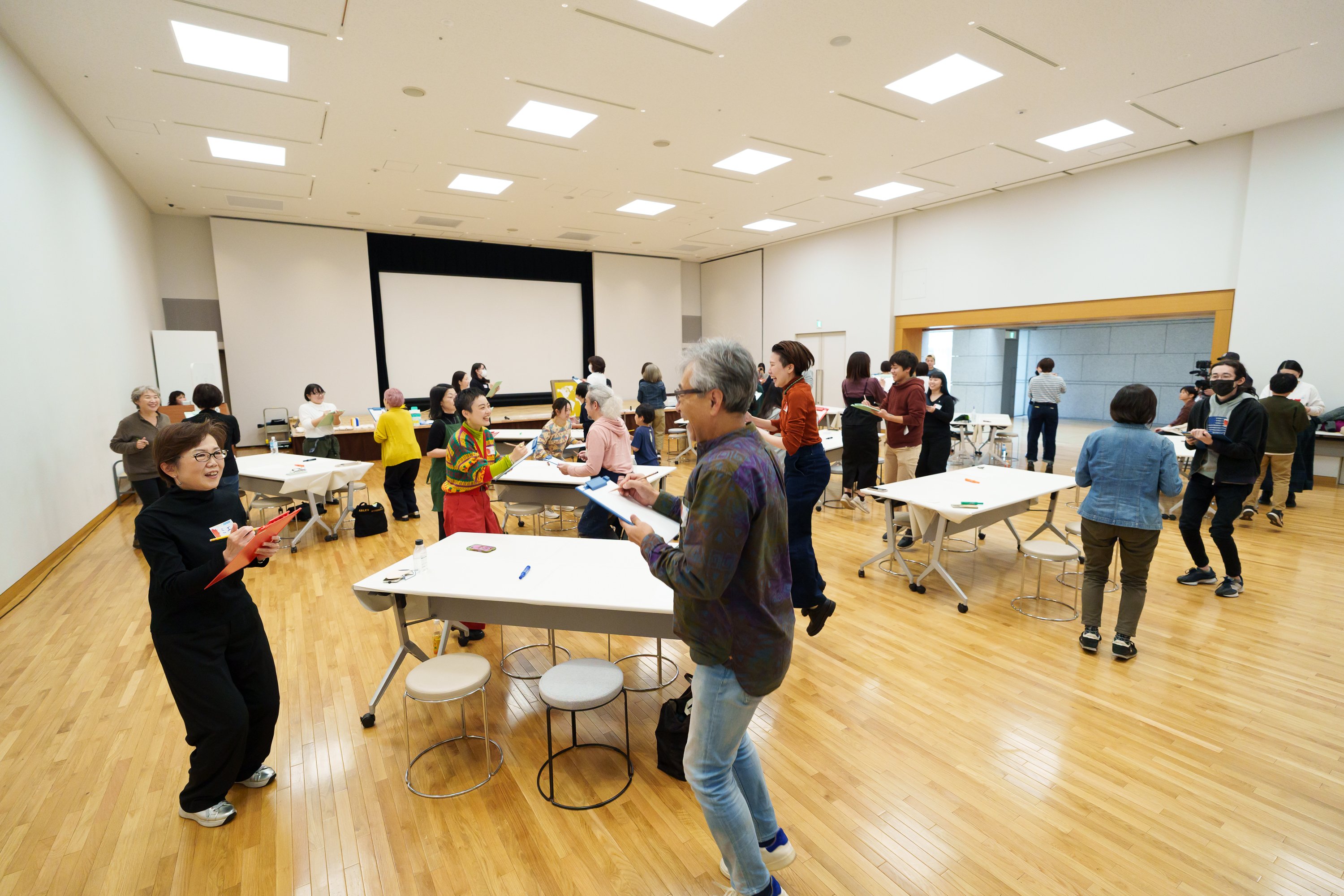 『ジャンピングドローイング』のワーク