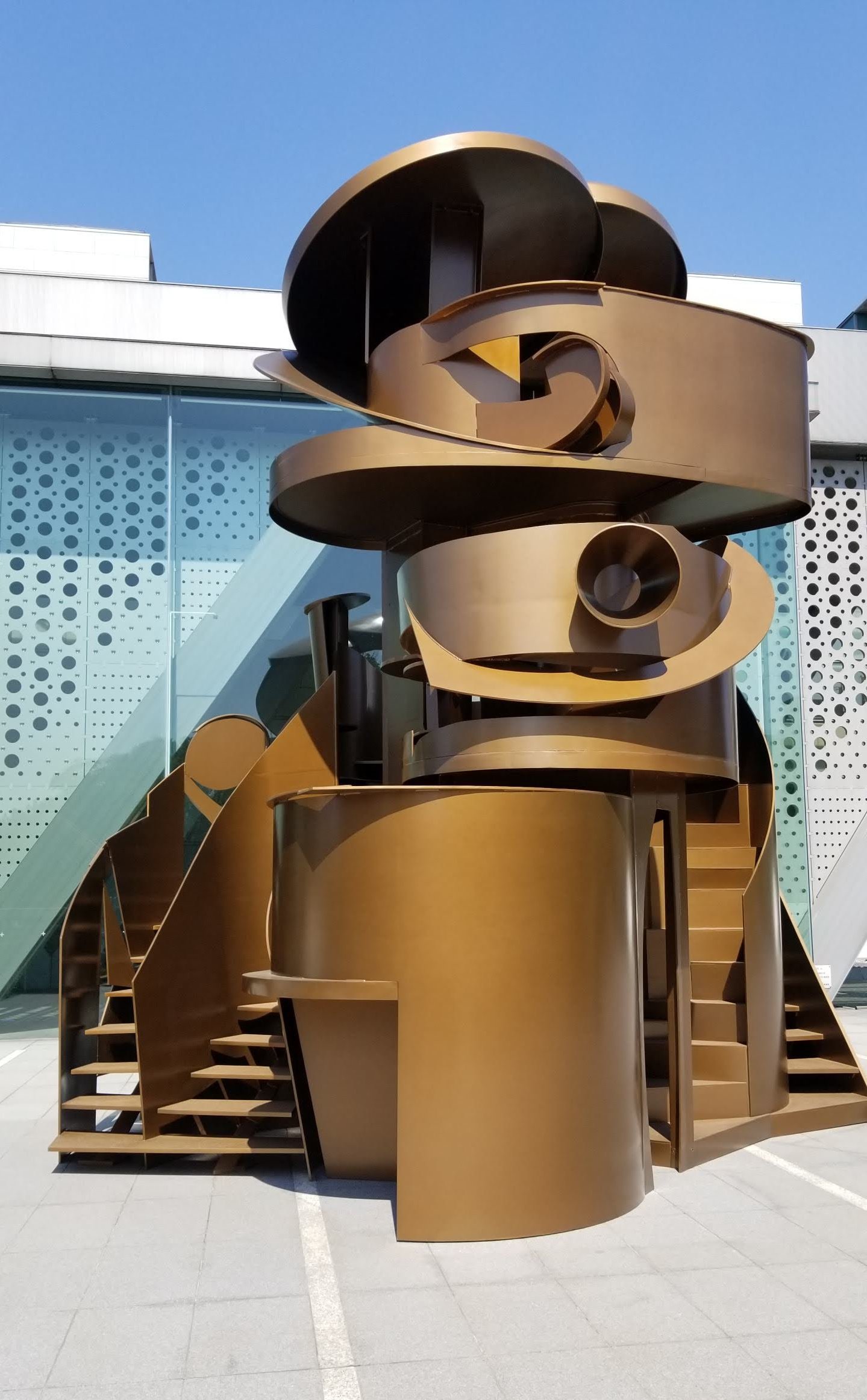 石塑粘土 立体 「ふたつの塔のある建物」現代美術 sculpture オブジェ 石塑粘土 立体 「ふたつの塔のある建物」現代美術 sculpture