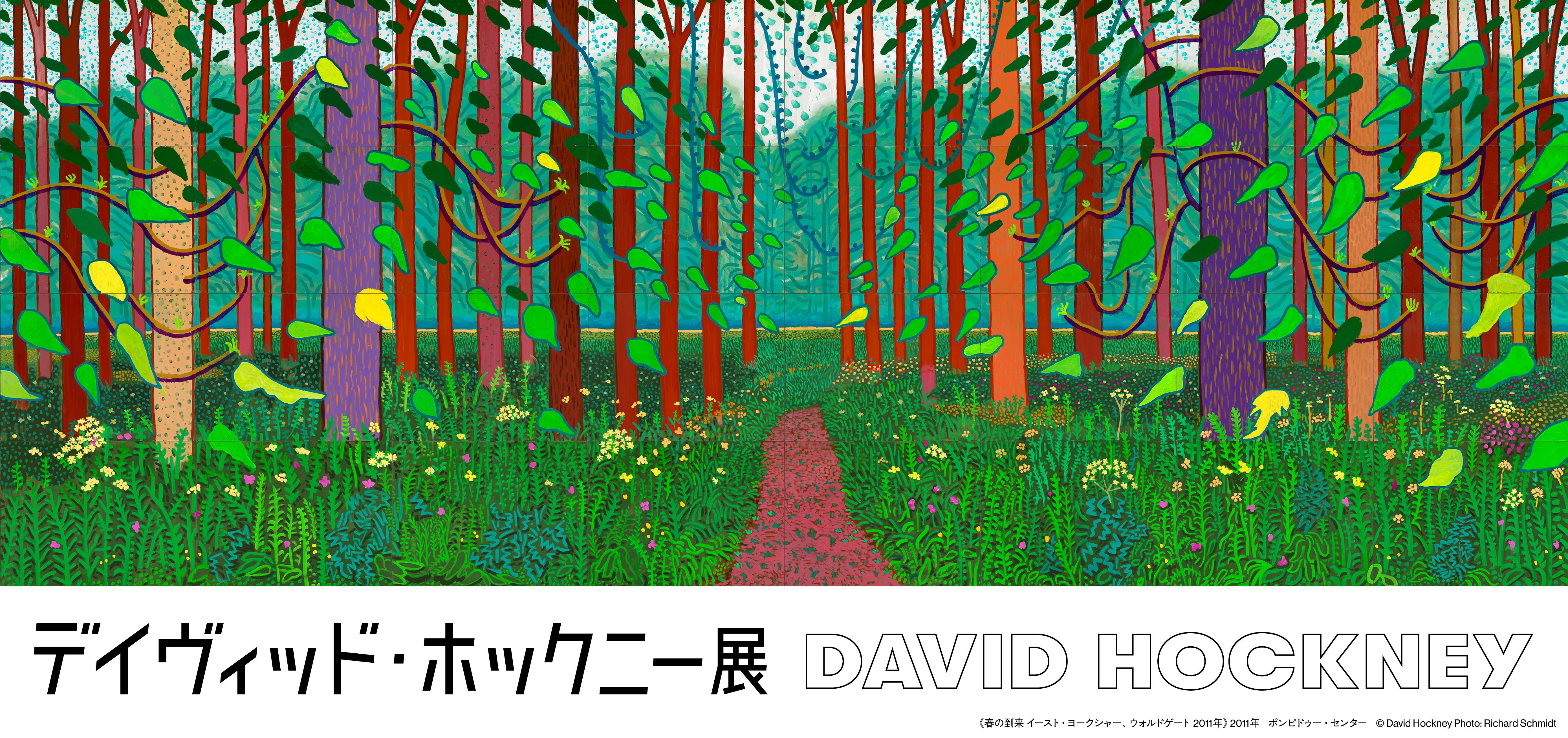 David Hockney ポスター デイビッドホックニ (ラージ)