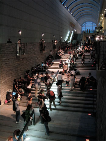 The Stairway of The SINE WAVE ORCHESTRA, 2004