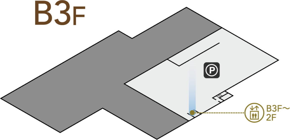 B3Fの地図